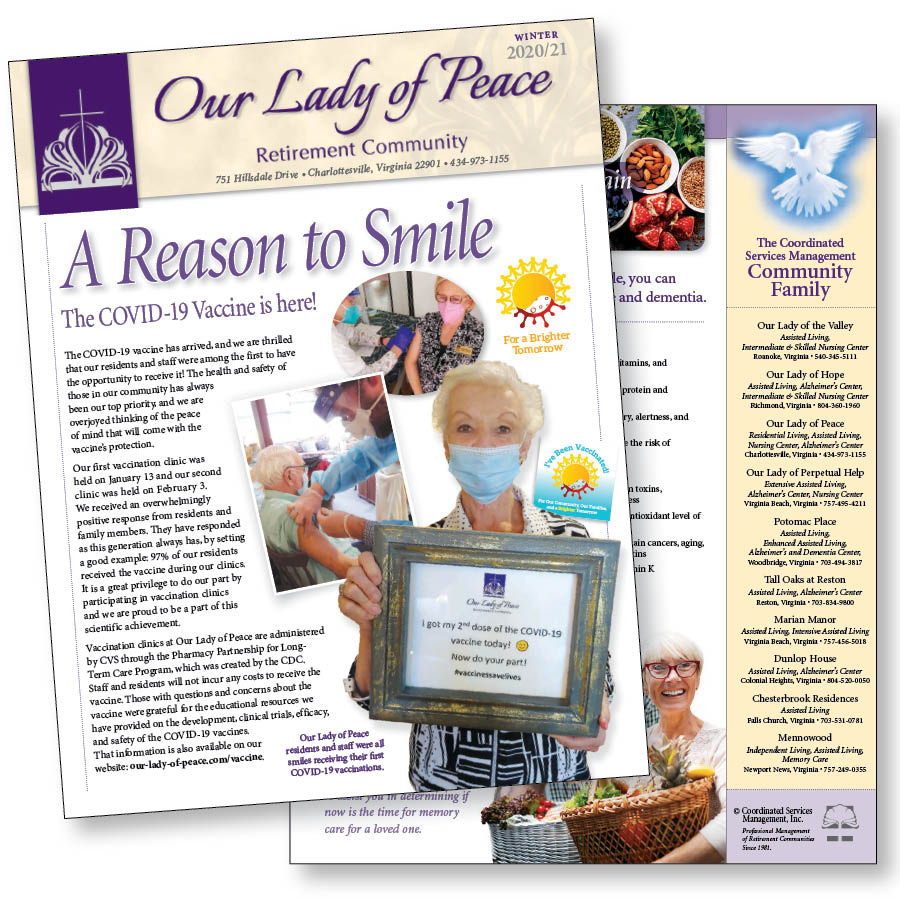 Preview of Winter newsletter