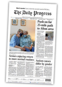 Daily Progress newspaper article
